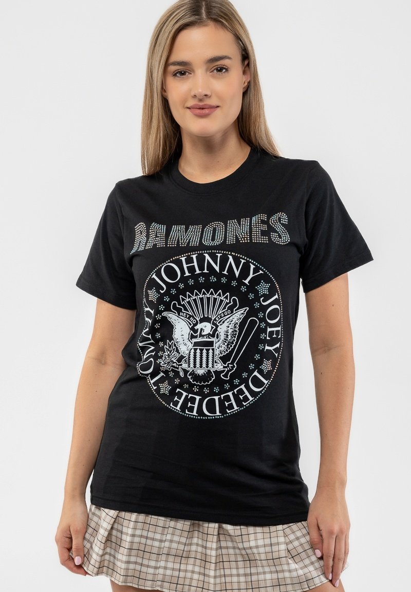 Paradiso Clothing RAMONES DIAMANTE PRESIDENTIAL SEAL - Print T-shirt - black