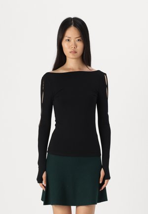 SOMETHINGNEW SNOLIVIA TOP - Top - black