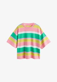 Nevybrané, pink green yellow stripe