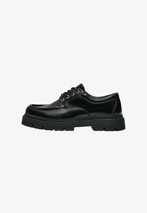 Bershka, DERBY SHOES - Derbies - black