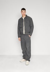 G-STAR CARPENTER LOOSE - Dailidės stiliaus džinsai - faded black ink