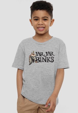 Star Wars STAR WARS JAR JAR BINKS    MOTTLED GREY - Print T-shirt - mottled grey
