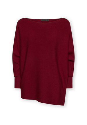 Elena Mirò, MAGLIA SCOLLO BARCHETTA - Jersey de punto - bordeaux