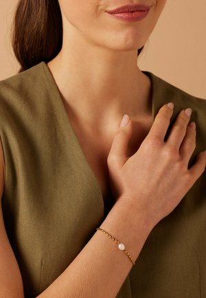 Lucardi, MODERN LOOK - Armband - gold-coloured white