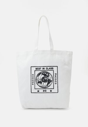 Carhartt WIP STAMP TOTE UNISEX - Bolso shopping - white/black