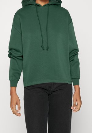 Felpa con cappuccio - dark green