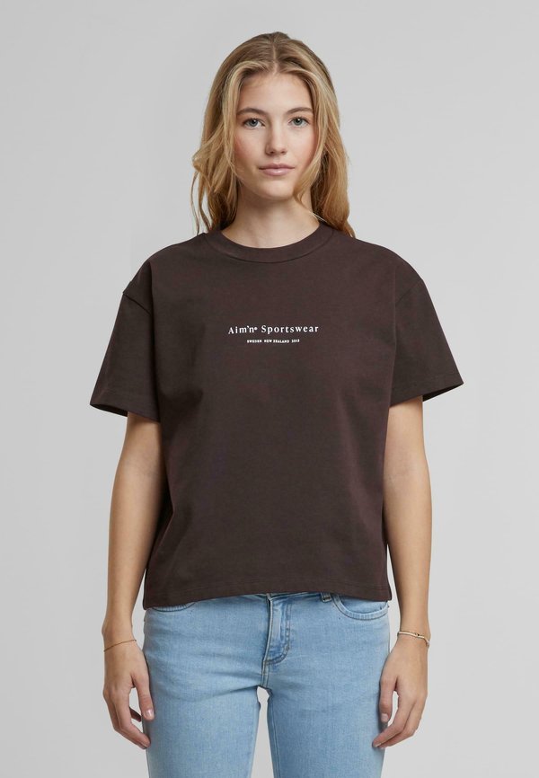 T-Shirt print - cacao