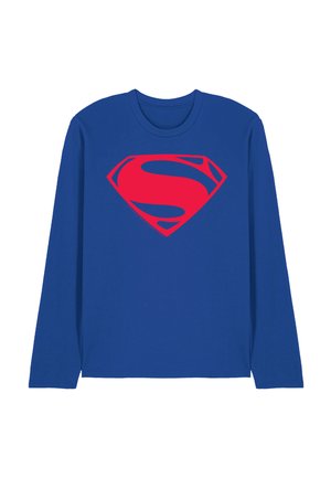Cotton Soul, JUSTICE LEAGUE MOVIE SUPERMAN SOLID COLOR - Long sleeved top - royal blue
