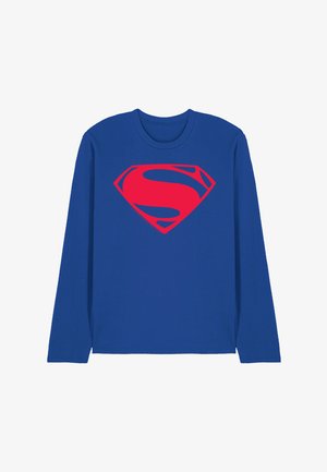 Cotton Soul, JUSTICE LEAGUE MOVIE SUPERMAN SOLID COLOR - Long sleeved top - royal blue