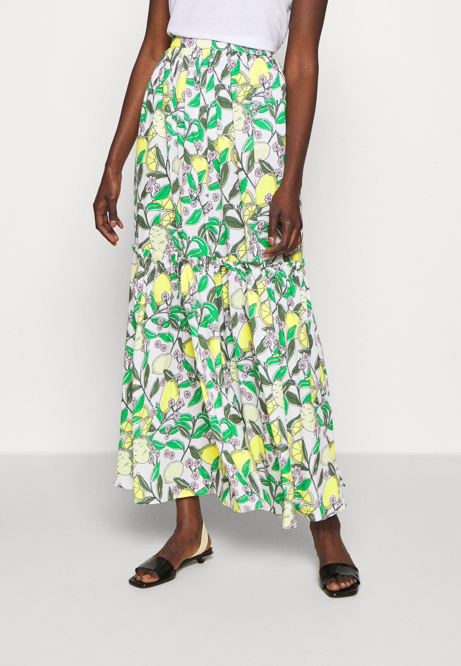 TWINSET Maxiskjørt lemon Zalando.no TWINSET Maxiskjørt - lemon