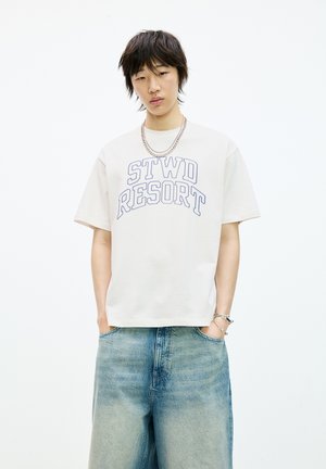 Print T-shirt - white