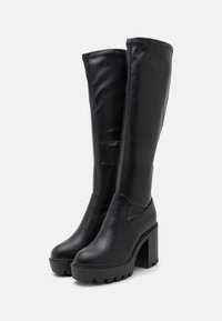 Even&Odd Wide Fit Botas de tacón - black