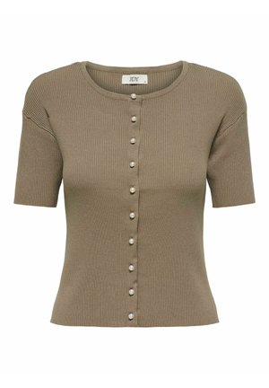 JDY, STRICKJACKE JDYGABY STRICKJACKE - Gilet - greige