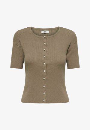 JDY, STRICKJACKE JDYGABY STRICKJACKE - Gilet - greige