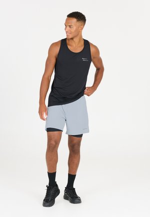 2-IN-1 - Korte sportsbukser - lichtblauw