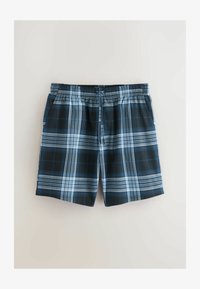 Unselected, navy blue check
