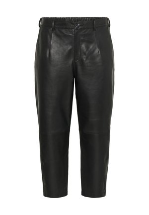 Kaffe Curve TERA - Lederhose - black deep