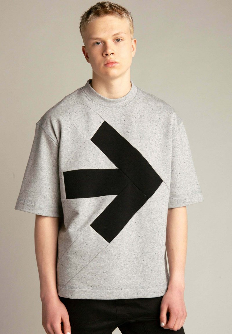 Reet Aus ARROW - Trükipildiga T-särk - grey/hall - Zalando.ee