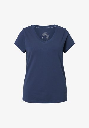LAURASØN T-shirt basic - navy blue