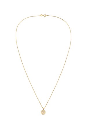 SPARKLING COIN NECKLACE - Collier - gold-coloured