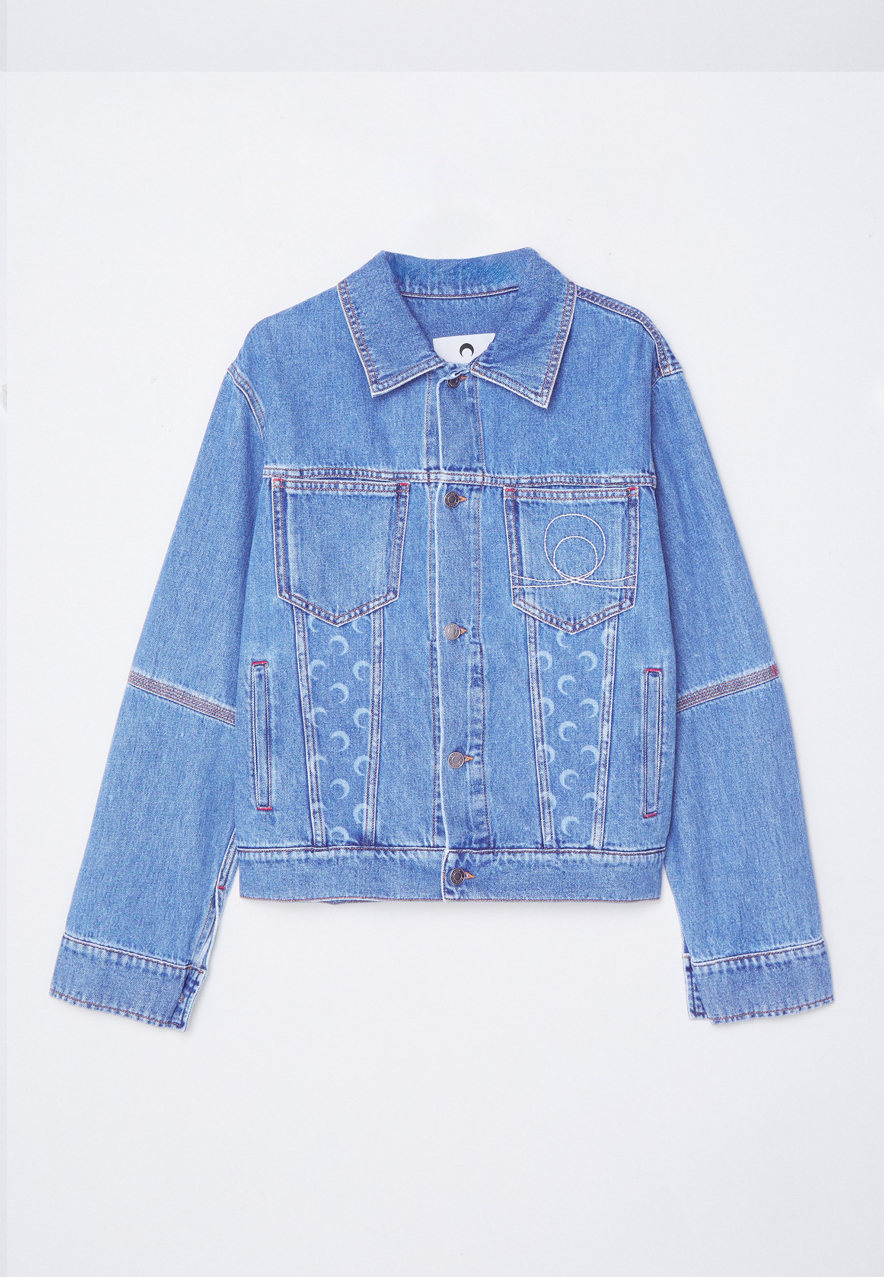MARINE SERRE MOON LASER TRUCKER JACKET - Giacca di jeans