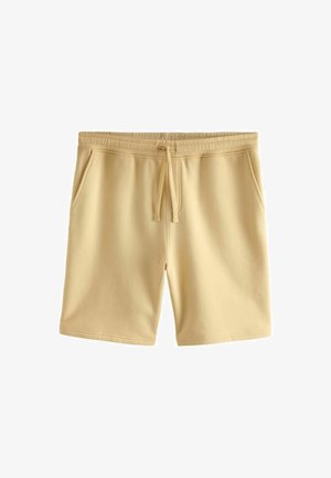 REGULAR FIT BRUSHED - Pantaloni scurți - butter yellow