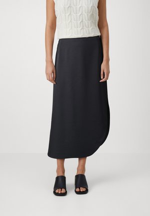 LEASA - A-line skjørt - black