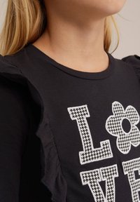 WE Fashion Top s dlouhým rukávem - black