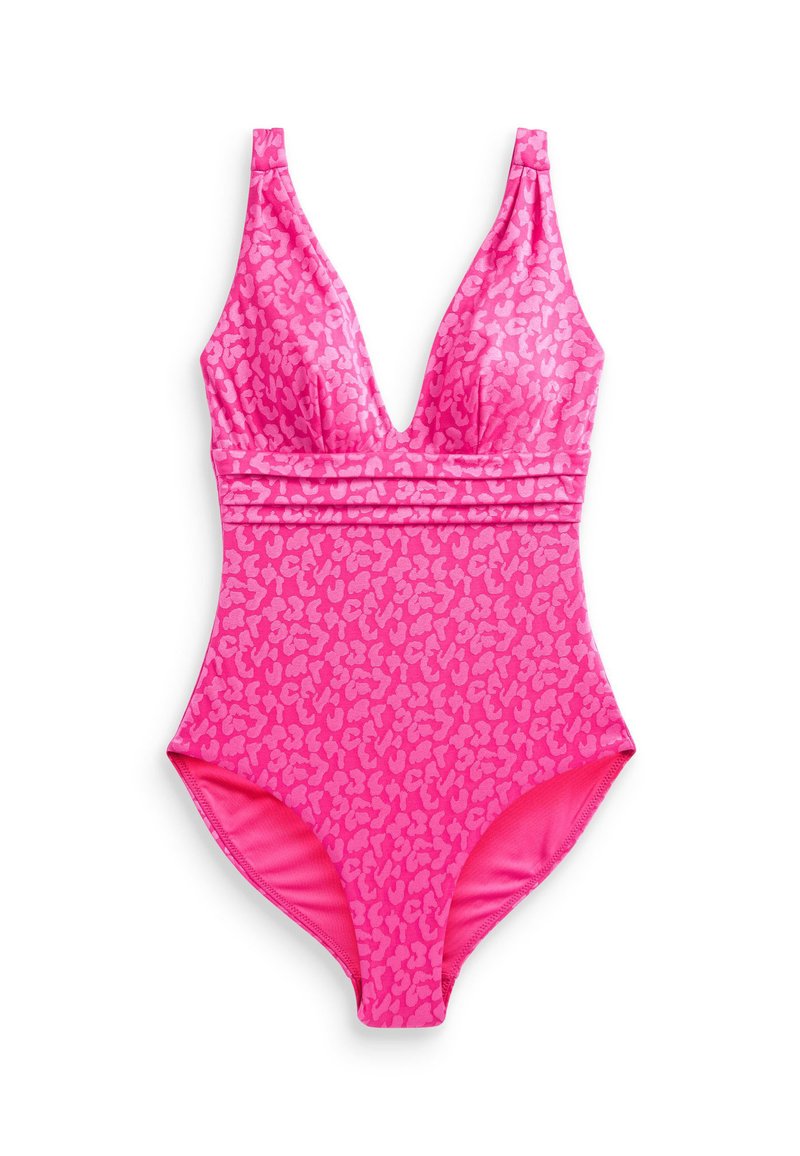 Myleene Klass LEOPARD TUMMY CONTROL STANDARD Badeanzug pink leopard