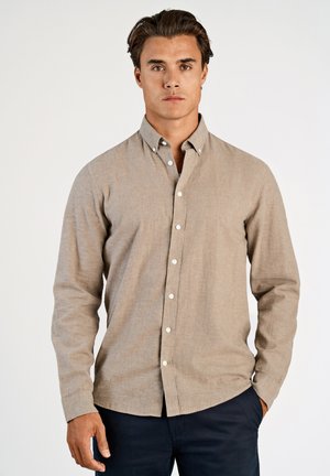 L/S - Camicia - mid stone