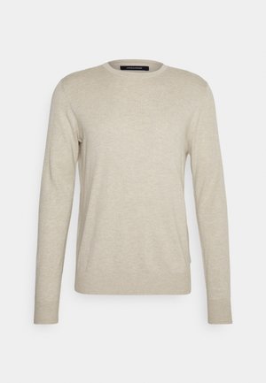 Jack & Jones JJEEMIL CREW NECK - Pulóver - off-white