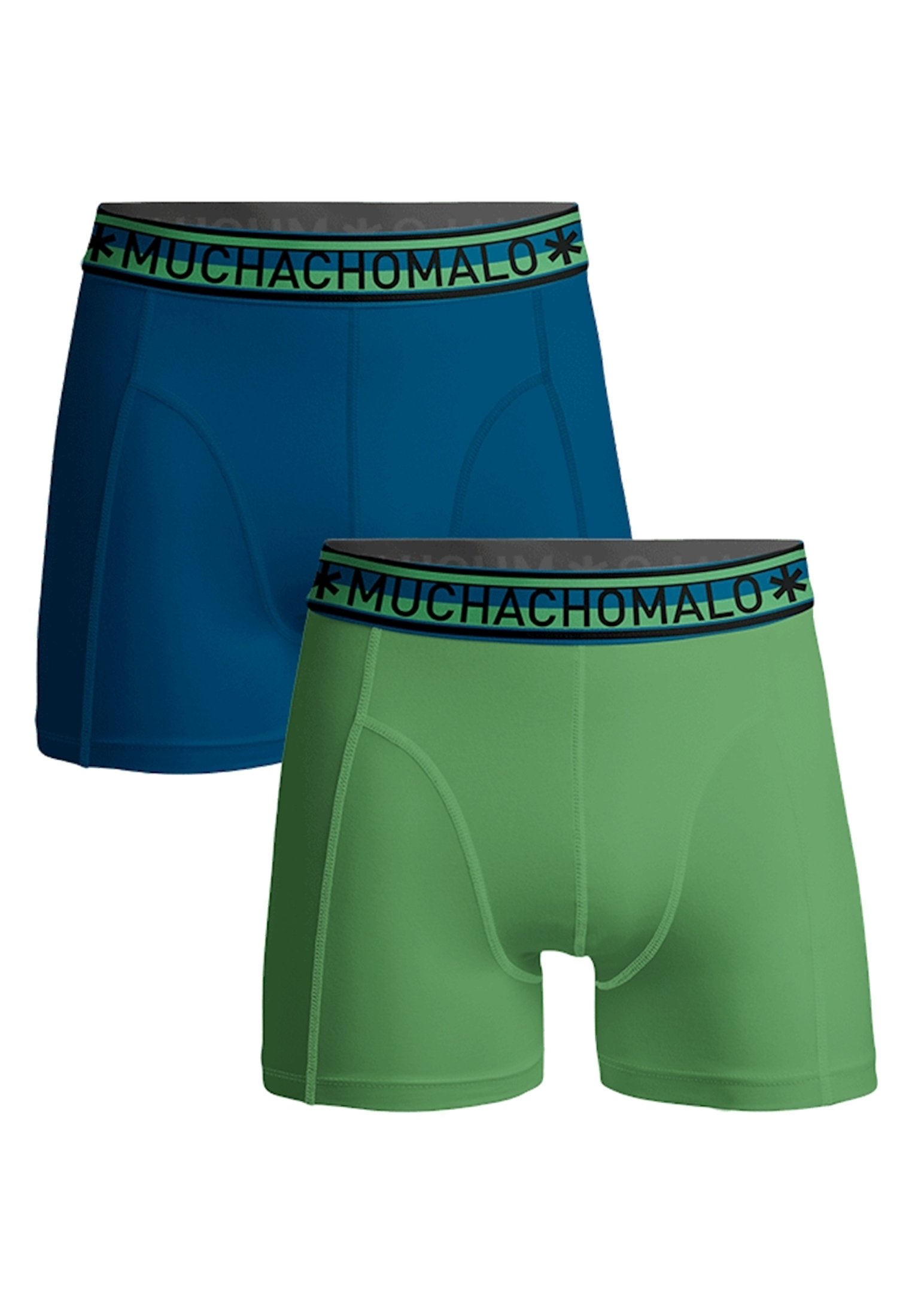 MUCHACHOMALO 2 PACK - Onderbroeken - blue/green/blauw - Zalando.nl
