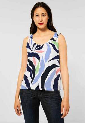 MIT KNOTENDETAIL - Blouse - weiß
