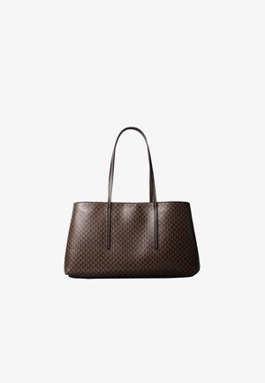 Calvin Klein, EMBLEM MEDIUM WORK - Shopping bag - delicioso/coca mocha