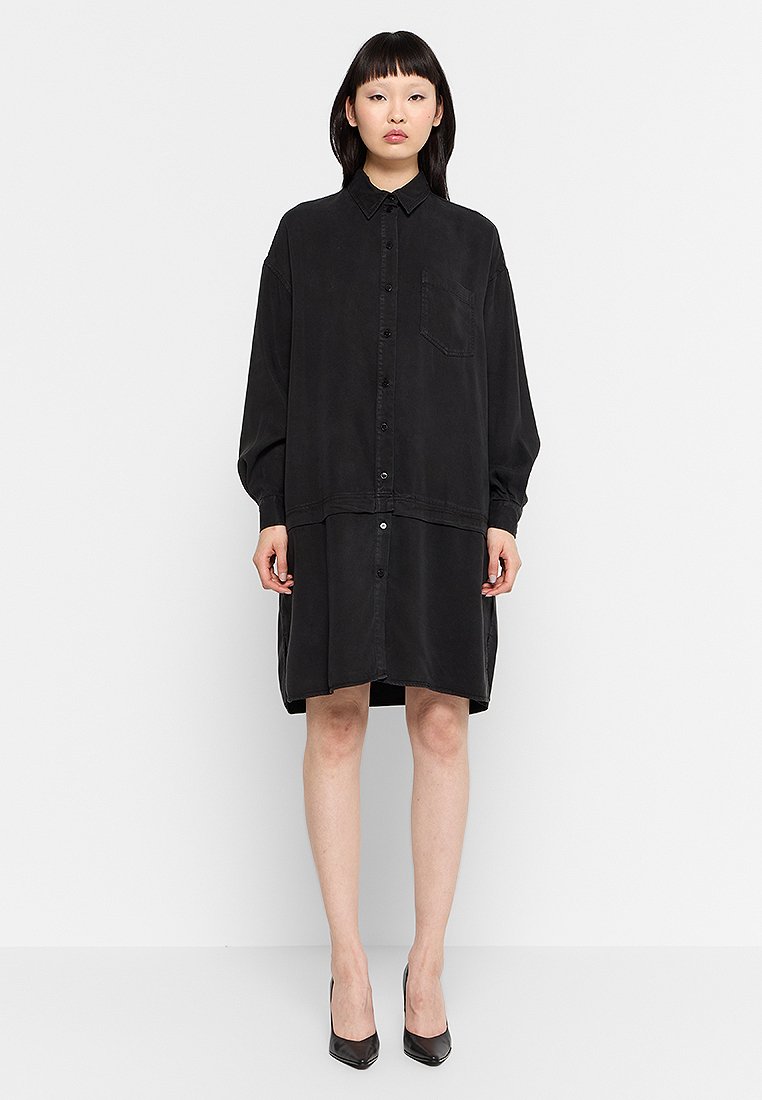 Versace Jeans Couture Blousejurk zwart Versace Jeans Couture Blousejurk zwart