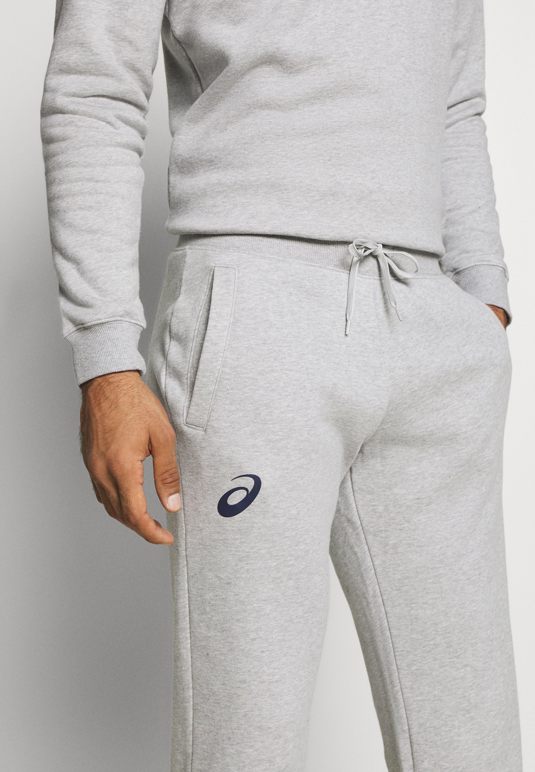 ASICS MAN SUIT - Trainingspak - heather grey/grijs - Zalando.nl