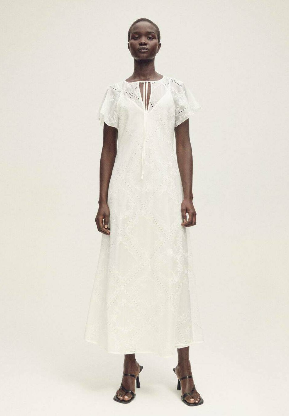 Mango Maxi dress - white - Zalando.ie