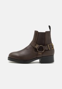 ANTONN - Cowboy- / bikerstøvlette - dark brown