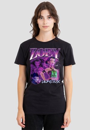 K-POP DEMON HUNTERS - HUNTRIX HUNTR/X ZOEY BOOTLEG - T-Shirt print - black