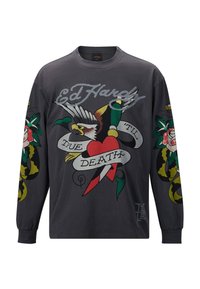 TRUE-TILL-SNAKE LONG SLEEVE - Långärmad tröja - black