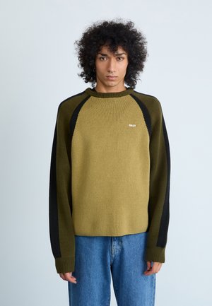 RAGLAN CREW NECK - Pullover - mermaid green multi-coloured