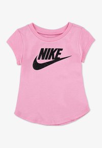 Nike Sportswear FUTURA TEE - Potiskana majica - just pink