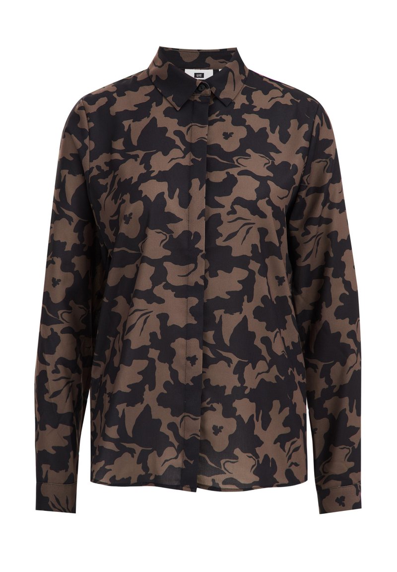 WE Fashion Overhemdblouse lichtbruin WE Fashion Overhemdblouse lichtbruin