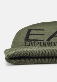 EA7 Emporio Armani MOUNTAIN VISIBILITY BEANIE UNISEX - Kapa - beetle/black