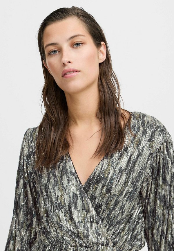 BYSOLIA AOP - Cocktail dress / Party dress - cement camo mix4