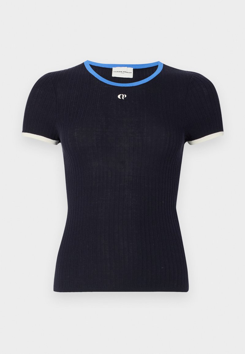 CLAUDIE PIERLOT T-shirt basic donkerblauw