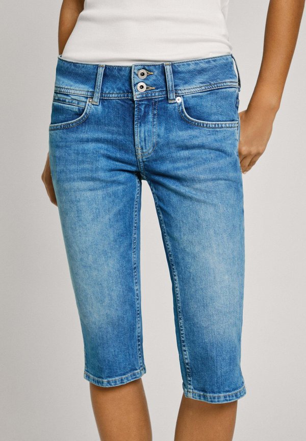 CROP VENUS - Jeans Shorts - denim