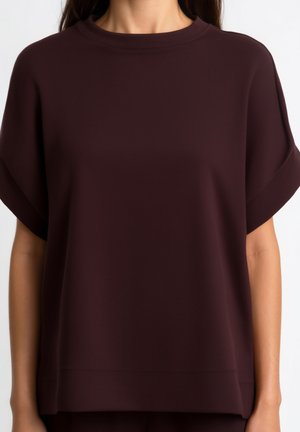 Basic T-shirt - dark brown