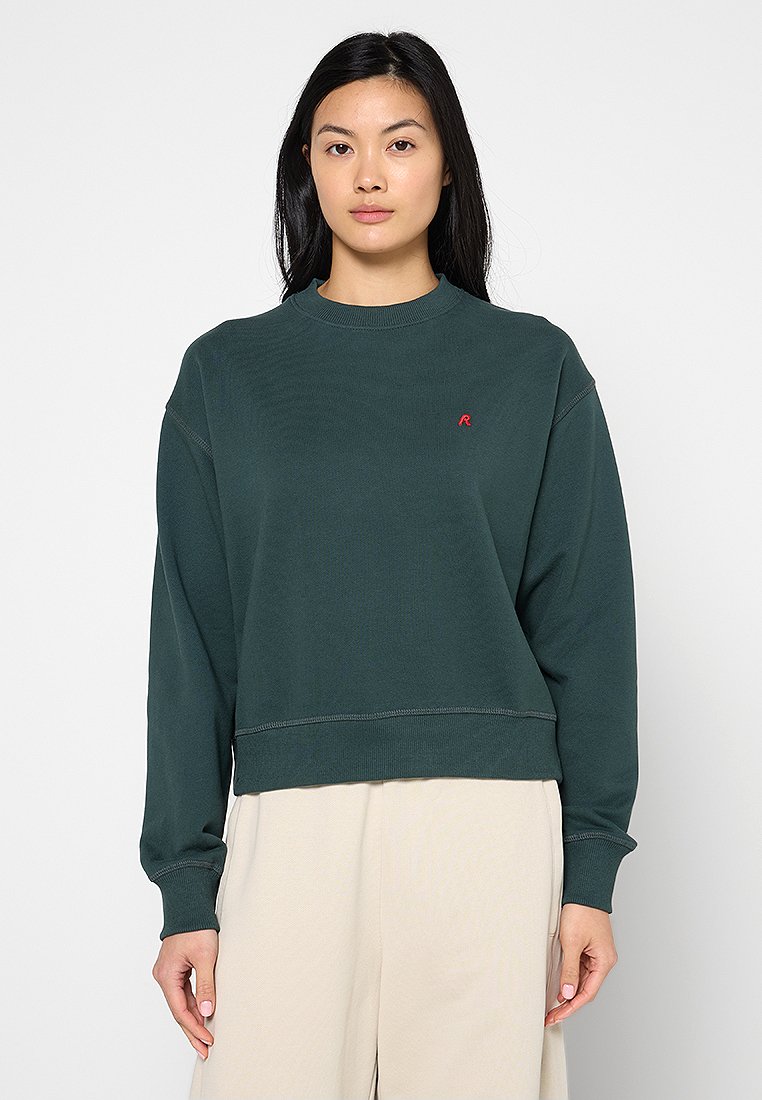 Replay Sweater donkergroen