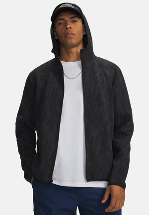 Under Armour, UNDER ARMOUR FLEECE TOPS UA UNSTOPPABLE FLC FZ - Zip-up sweatshirt - ultimate black